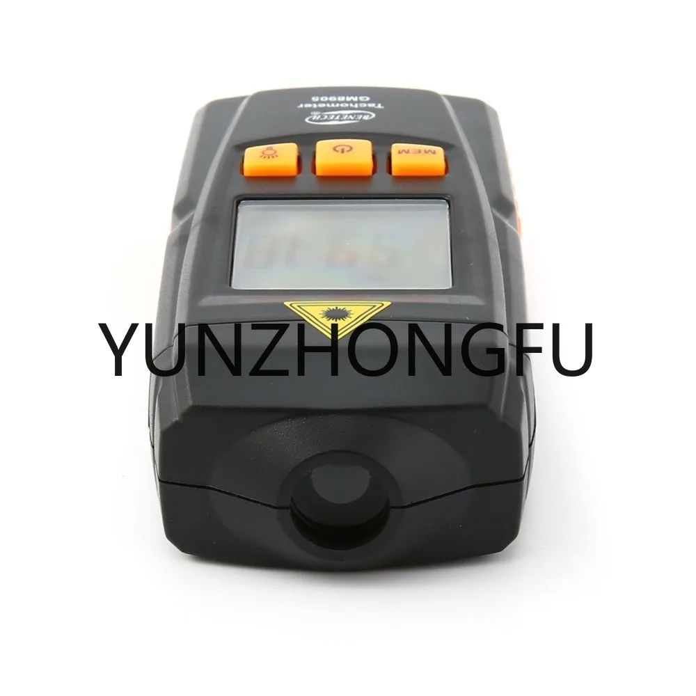 Standard intelligent GM8905 laser tachometer non-contact photoelectric tachometer engine digital speed measurement