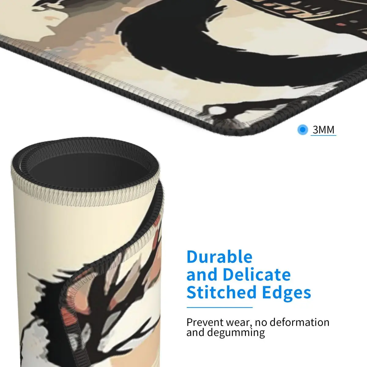 القطط أنيمي الساموراي السيف ماوس الوسادة الكمبيوتر لوحة المفاتيح ماوس حصيرة ألعاب مكتب للحاسوب شخصي حصيرة طاولة مكتبية الحصير #5