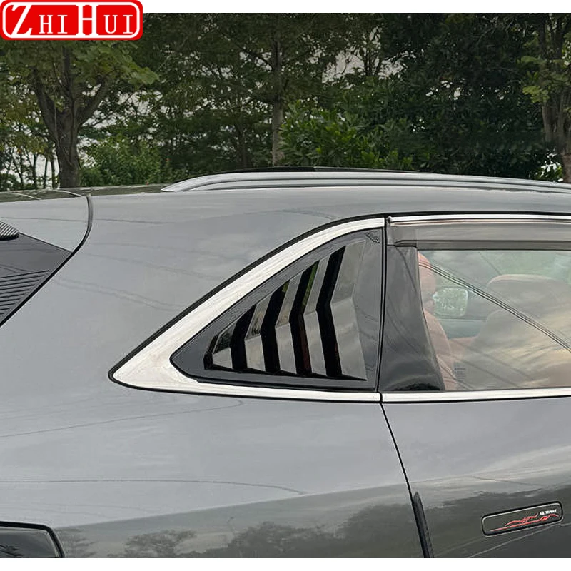 For Changan CS75plus 4th Gen CS75 Plus IV 2025 2026 Car Rear Triangular Louver Window Decoration with Shark Fin Auto Accessories