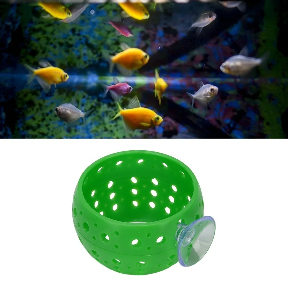 1 set of 3 Suction Cup Mounted Aquarium Fish Cave Hollow Design Multi Functional Fish Tank Decoration Water Circulation Holes