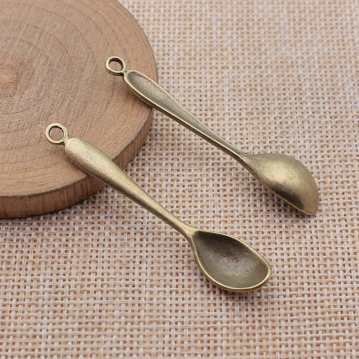 10pcs 54x11mm 5 Colors Spoon C - Vintage Fashion Online review and price