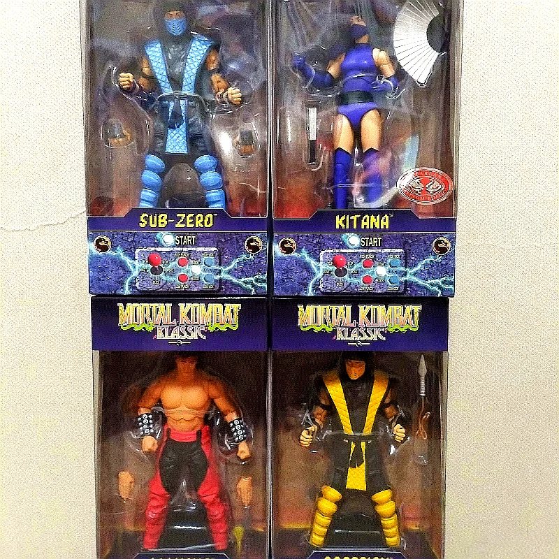 

Game Mortal Kombat Spawn Sub Zero Scorpion Kitana Liu Kang 7" Articulated Action Figure Toys 17cm Game Figurines Collectible Toy