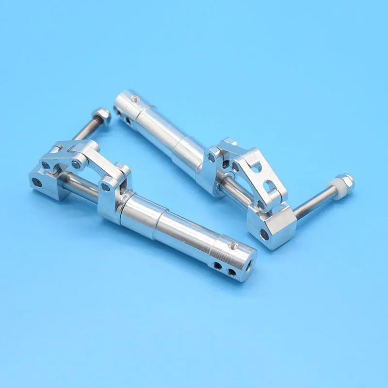 1 paire de train d'atterrissage à genoux, amortissement arrière à ressort de 4mm, hauteur 70mm à 160mm pour modèle d'avion RC 3-4kg, pièce d'avion JET EDF