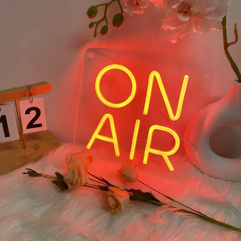 ON AIR Neon-Schilder, LED-Nachtlichter USB-Verbundene Dekorative Schilder für Zimmer, Bar, Pub, Geschäft, Club, Garage, Zuhause, Party, Wandkunst-Dekoration