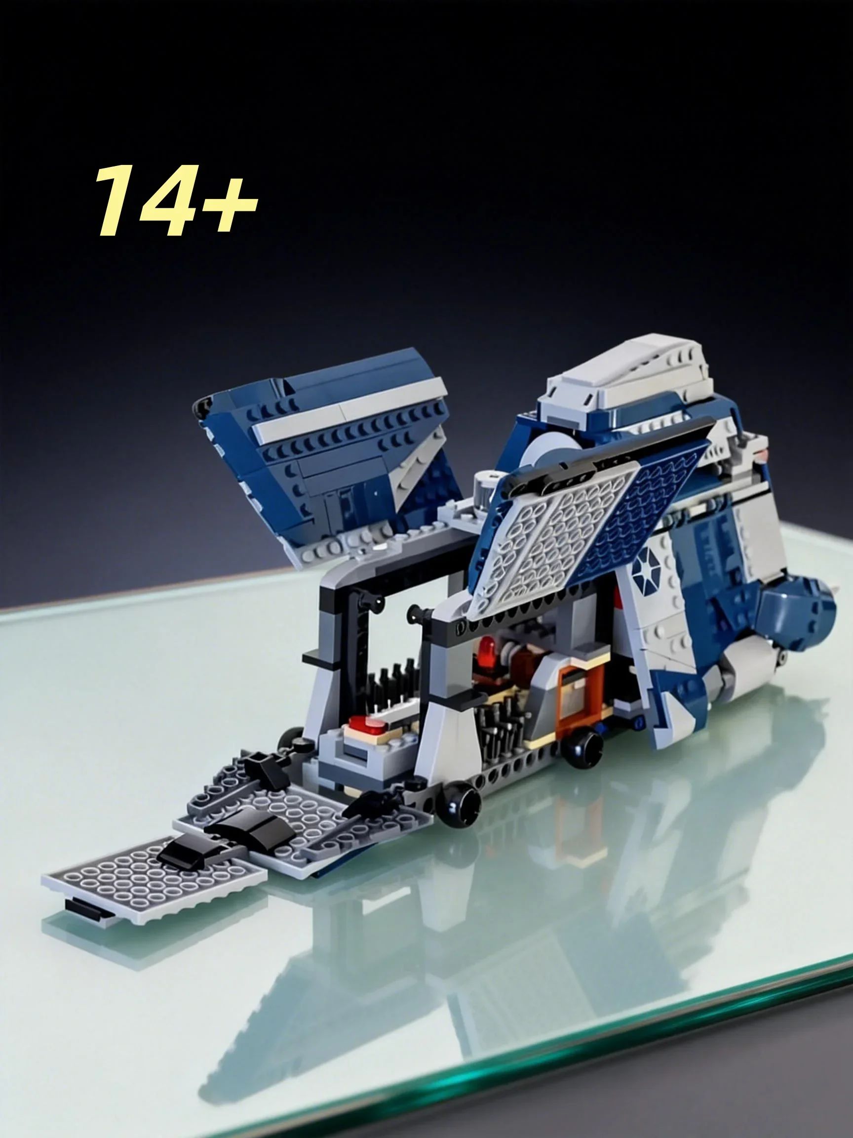 

Большой набор строительных блоков для сборки бронированной транспортной машины, развивающие игрушки для детей, украшение для дома, рождественские подарки