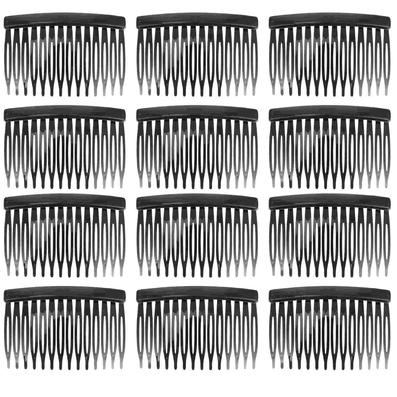 

50 Pcs Rechargeable Light Bulb Hair Comb Simple Watch Bracket 14-teeth Double Plastic