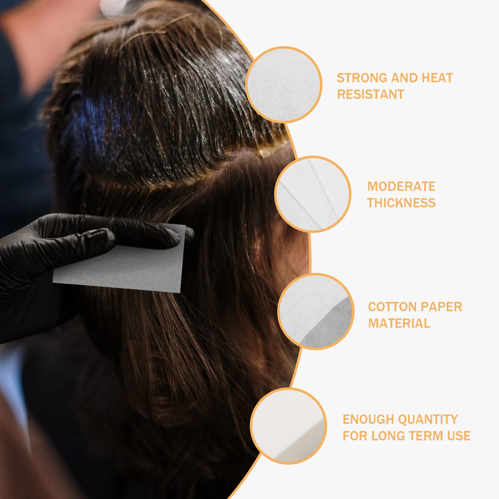 

1 Pack Professional Hair Perm Paper Moderate Thickness Fast Curing Long Service Life High Temperature Resistance Fashionable