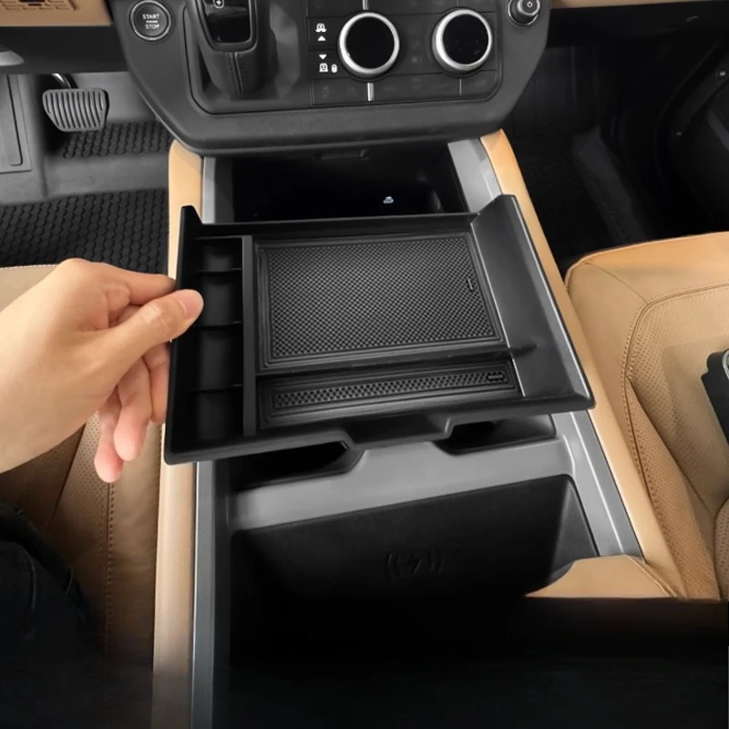 

Для Land Rover Defender 2025 ящик для хранения с центральным управлением, многофункциональный держатель для мобильного телефона, аксессуары для модификации