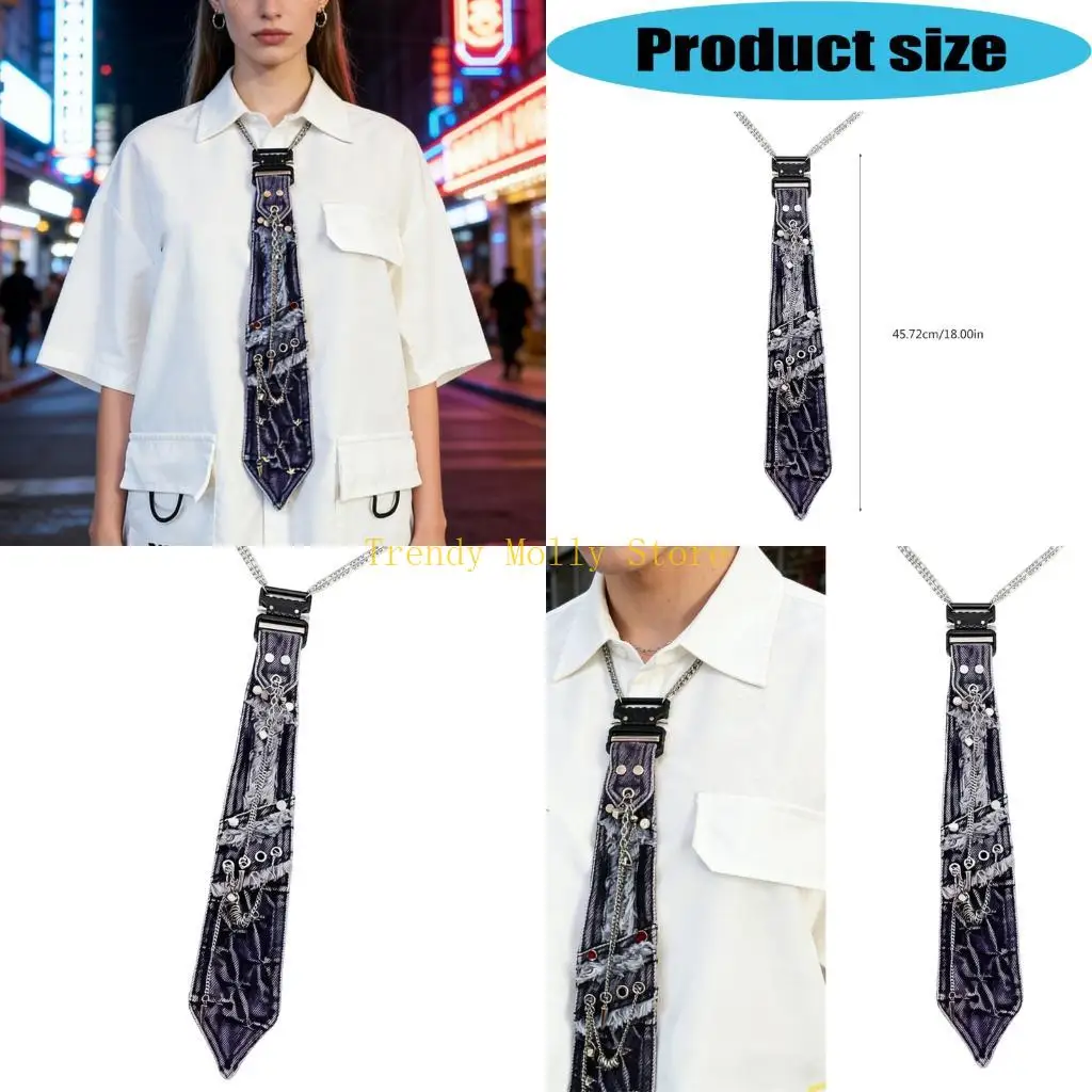 n5kb-corbata-con-textura-desgastada-accesorio-corbata-para-espectaculo-diario-en-escenario