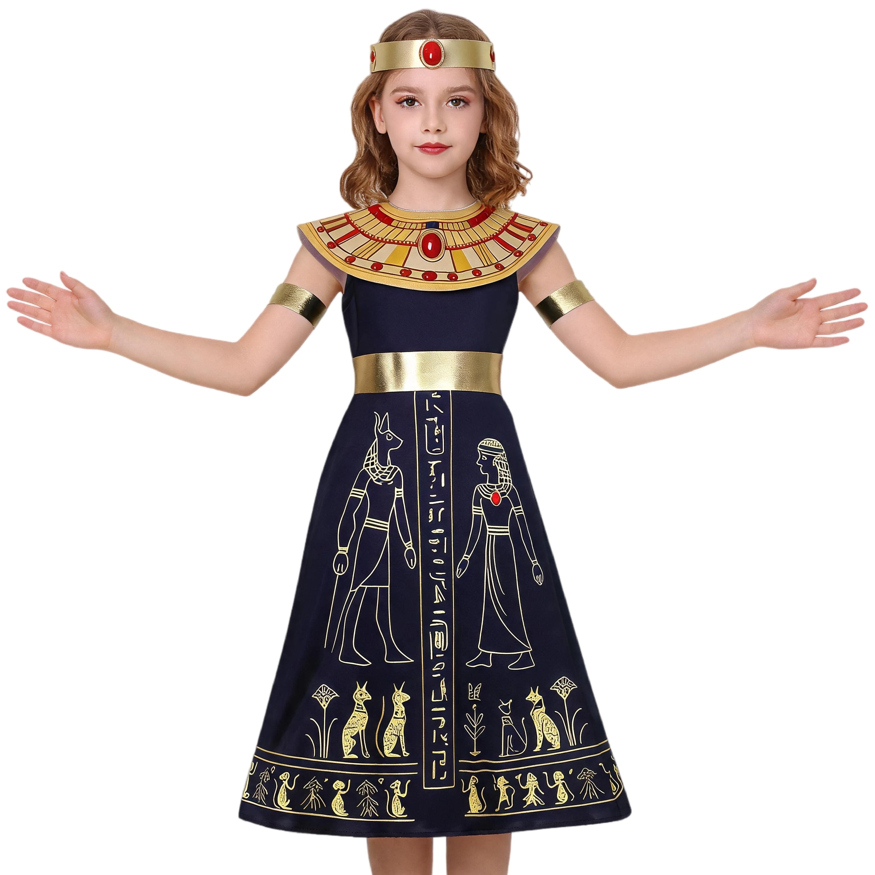 Fantasia Antiga de Cleópatra p - Egypt Cosplay Anime avaliação e preço