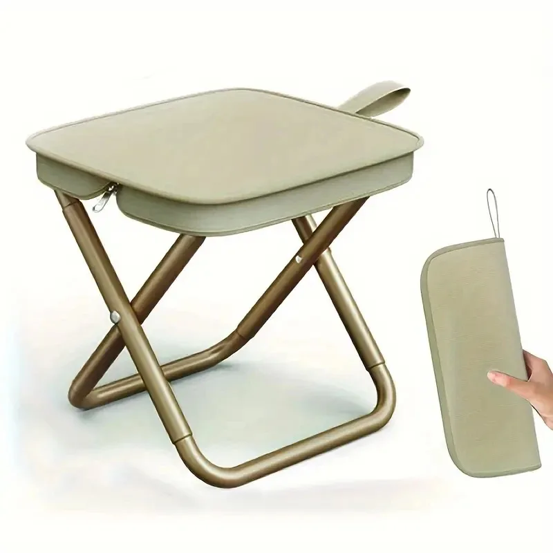 

Outdoor folding pencil case small stool pocket stool portable fishing stool camping travel leisure handbag chair