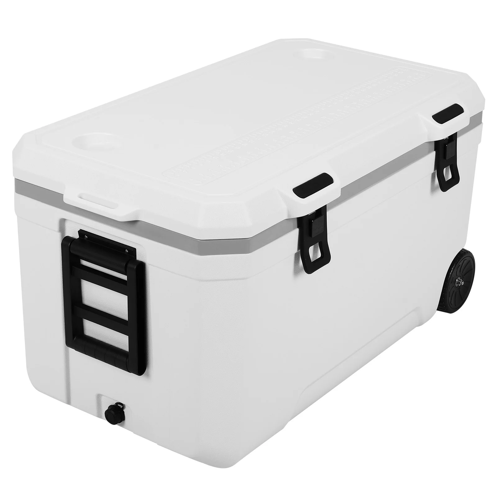 

Изотермический контейнер из ротоформованного пластика на 120 л с колесами, герметичный, большой емкости, для кемпинга и рыбалки