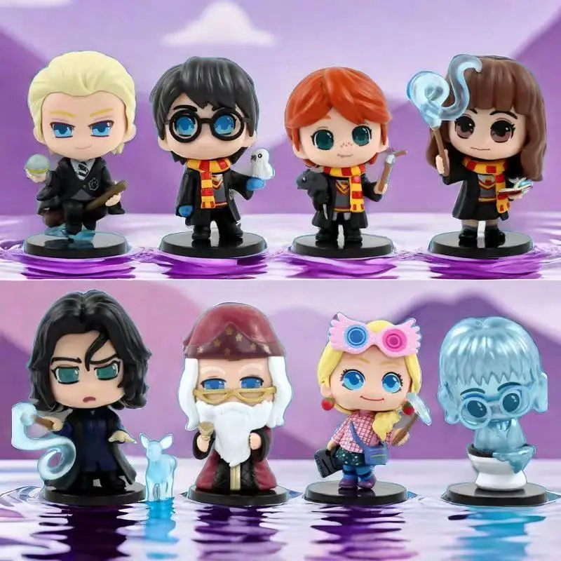 Caja Sorpresa Decorativa de Harry Potter con Hermione y Ron, Muñeco de Huevo Sorpresa, Regalo, Adorno para Escritorio, Coche o Bolsillo