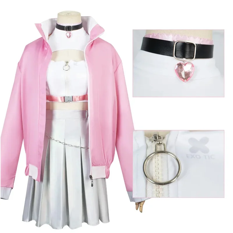 Nikke Viper Cosplay Costume Full Set The Goddess Of Victory Viper Cosplay Costume Wigs Halloween Skirt Suit Women Outfit image 5