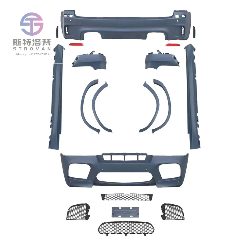 

Factory Sale Car Body Kit for BM-W X5 E70 2011 2012 2013 Upgrade X5M Style Front Rear Bumper Side Skirts