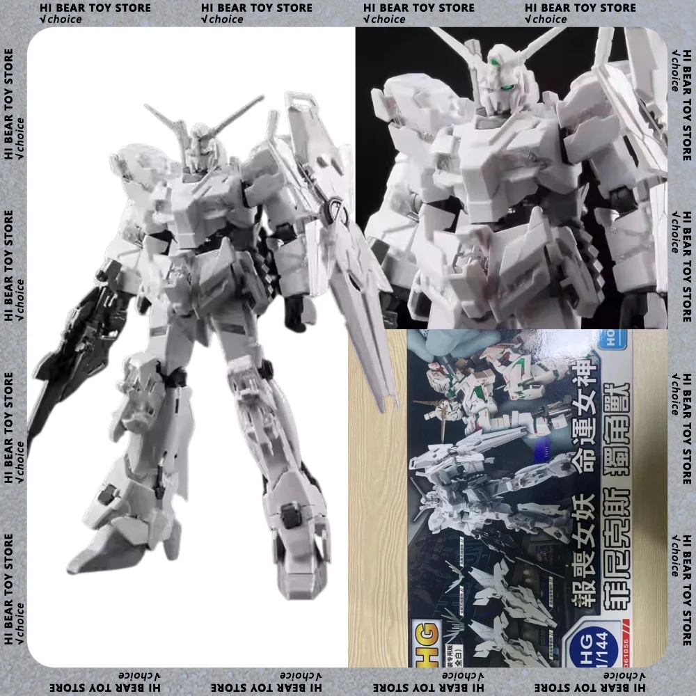 

Xd 1/144hg Painted Unicorn Assembly Model Anime Action Figure Robot Figurine Plastic Collection Model Decoration Children Toy