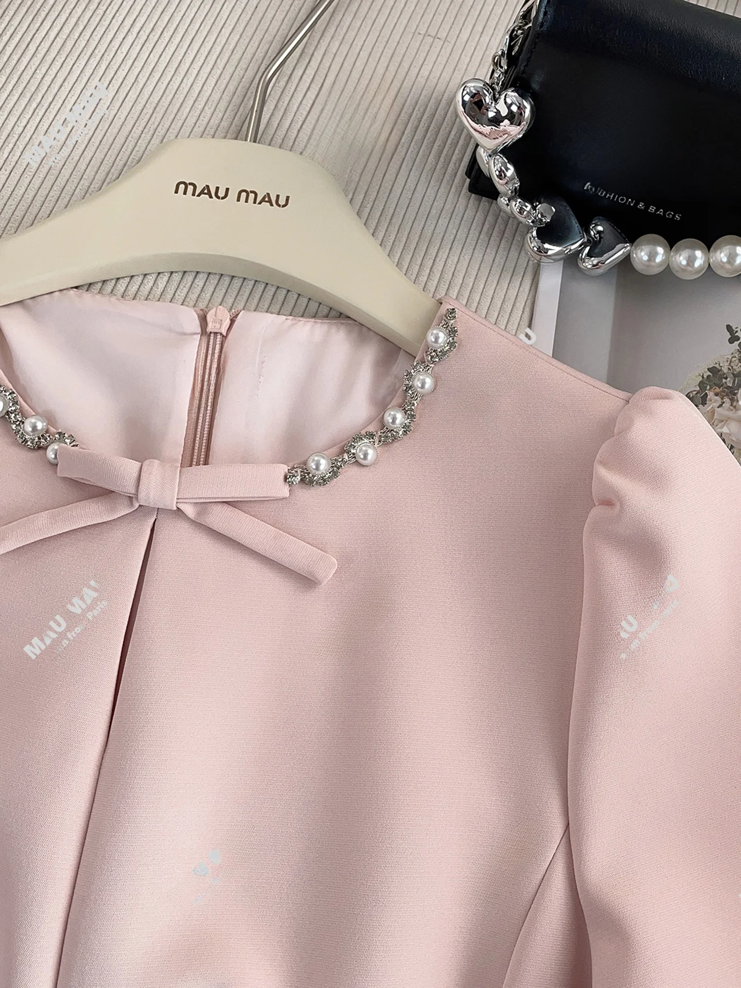 Ele Dames Zomer Dr 2025 Gentle Breeze Knot Bubble Sve Embellied Polyester Vezel Hoge Taille A-lijn Rok