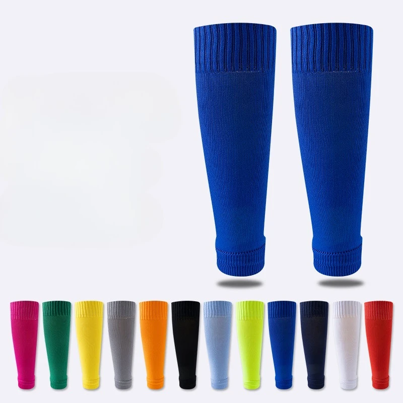 1 Pair Leg Guard Sports Socks Men Women Professional Football Socks Knee Pads Adult Football Calf Sleeves Soccer Socks Leg Pads