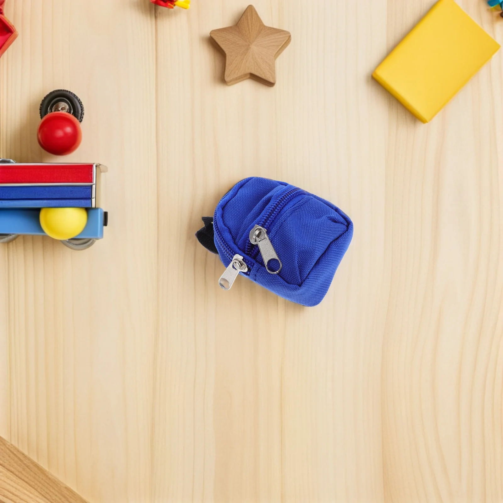 

10pcs Mini Backpack Zipper Closure Compact Size For Pretend Play Accessories Miniature School Bags Accessories Carry Bag