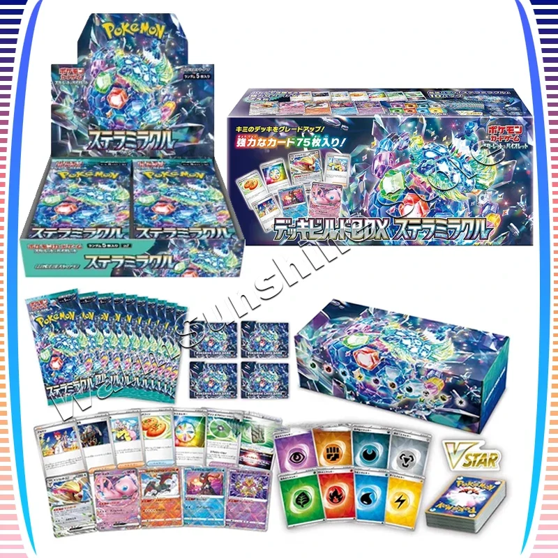 

Original Pokemon Cards Japanese Edition SV7 Star Crystal Miracle PTCG Terapagos Supplement Pack Box Gift