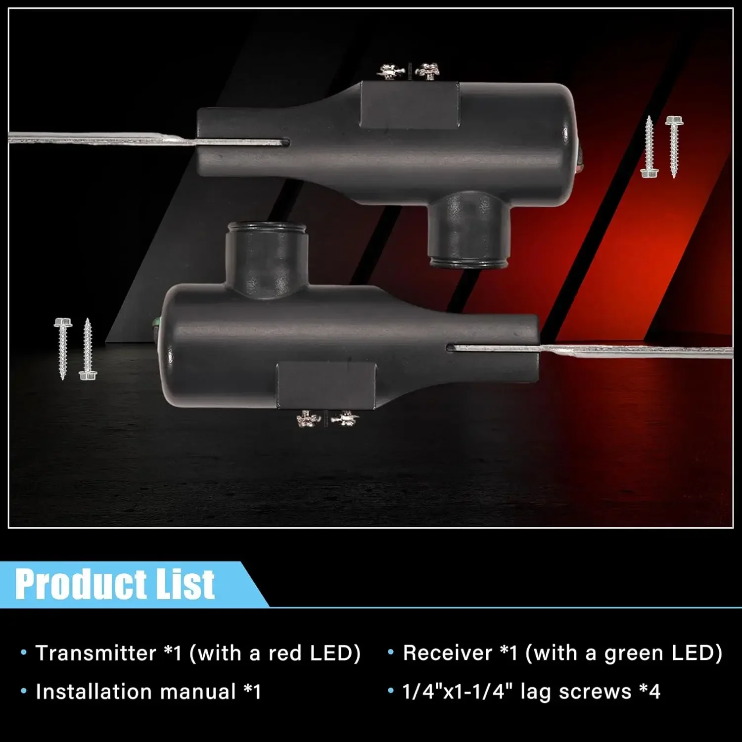 Capteur de faisceau infrarouge de barrière de porte de porte Compatible STB-B GSTB-R GSTB-BX ouvre-porte battante/porte de garage capteur infrarouge de sécurité de cellule photoélectrique