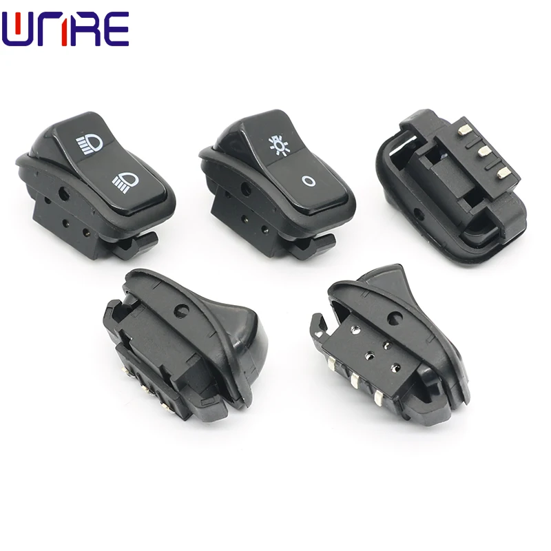 DDCAN-04 Ship Type Distance Conversion Switch Electric Scooter Headlight Power Switch 16 * 26 Hand Handle Main Button Switch