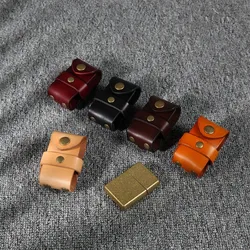Genuine Leather Lighter Case, Cowhide Custom Protective Sleeve, Lighter Storage Belt Bag, Handmade for Zipp Lighter Shell