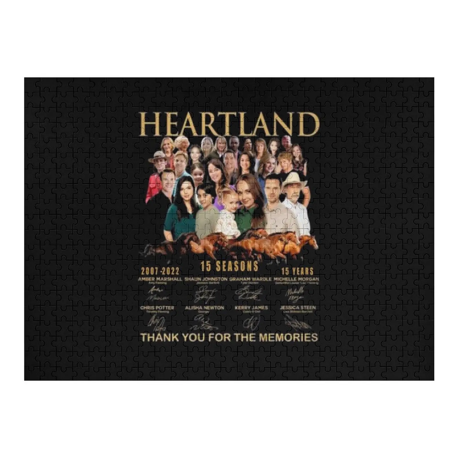 

Heartland , Heartland 15 Years Jigsaw Puzzle Animal Wooden Boxes Puzzle