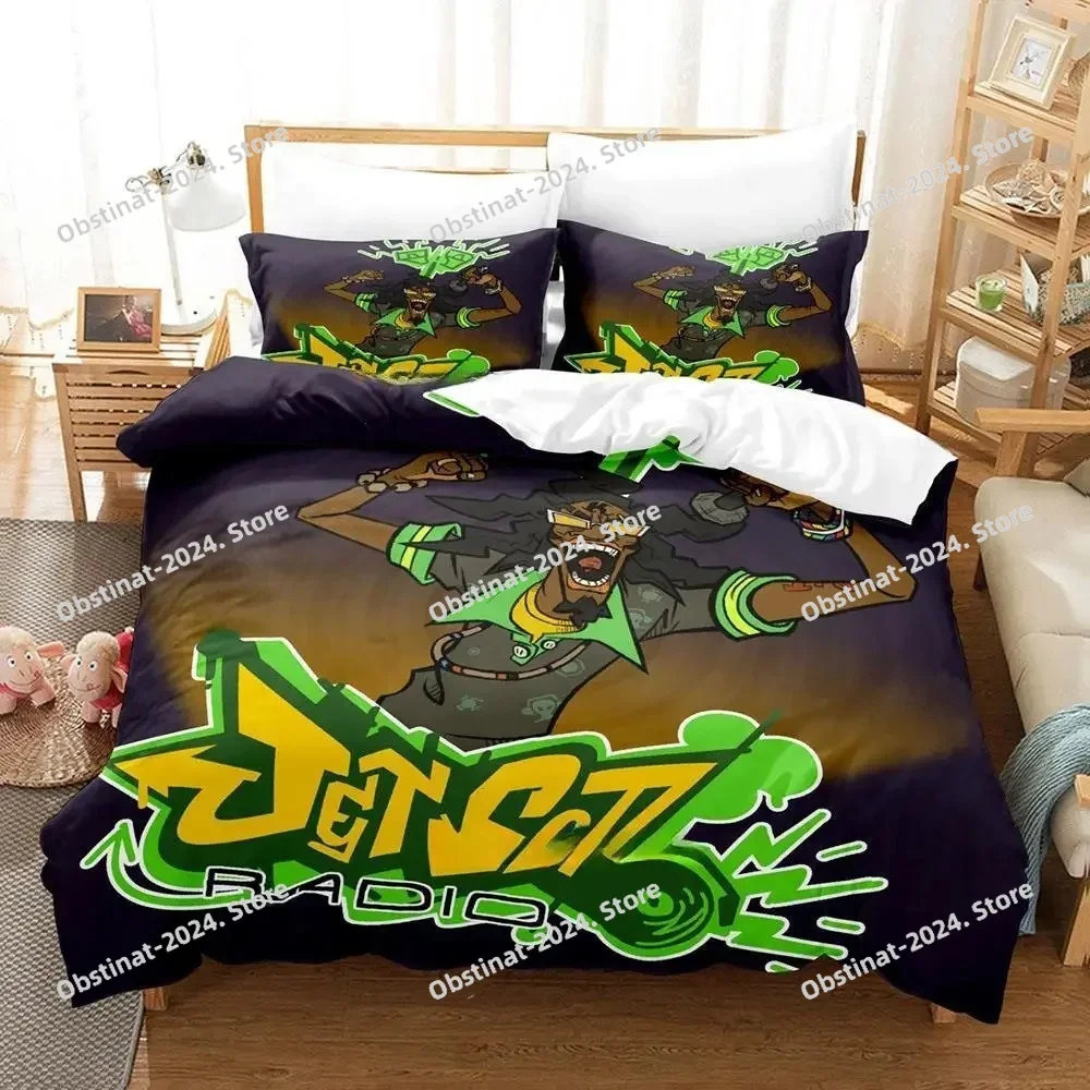 

3D Dj Professor K Bedding Set Duvet Cover Sheet Pillowcase Bed Soft Quilt Cover Full Queen King Size Print Anime Bed Sheet Set