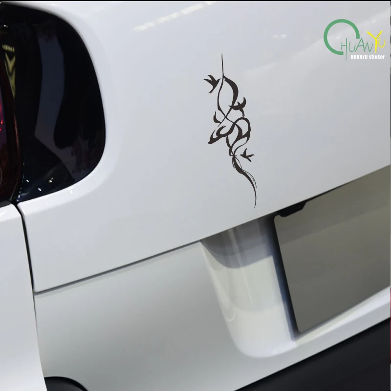 Custom Decals for Motorcycle and Train Fuel Tanks, Thorny Pattern Truck Door Waterproof Body