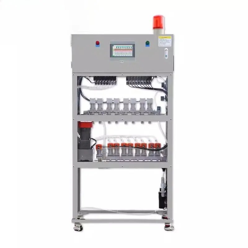 The classic IoT single pump chemical distributor is suitable for multi-functional laundry room  in  medium-sized washing plants