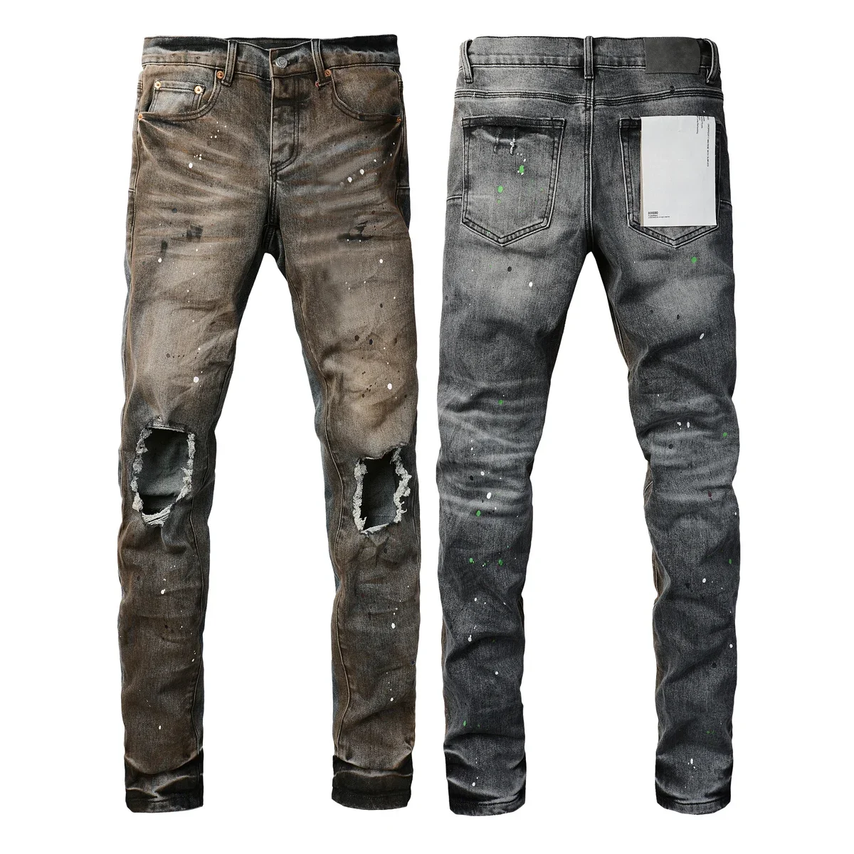 

Jeans American High Street Ripped Two-Color Wash 9031 Brands Pants