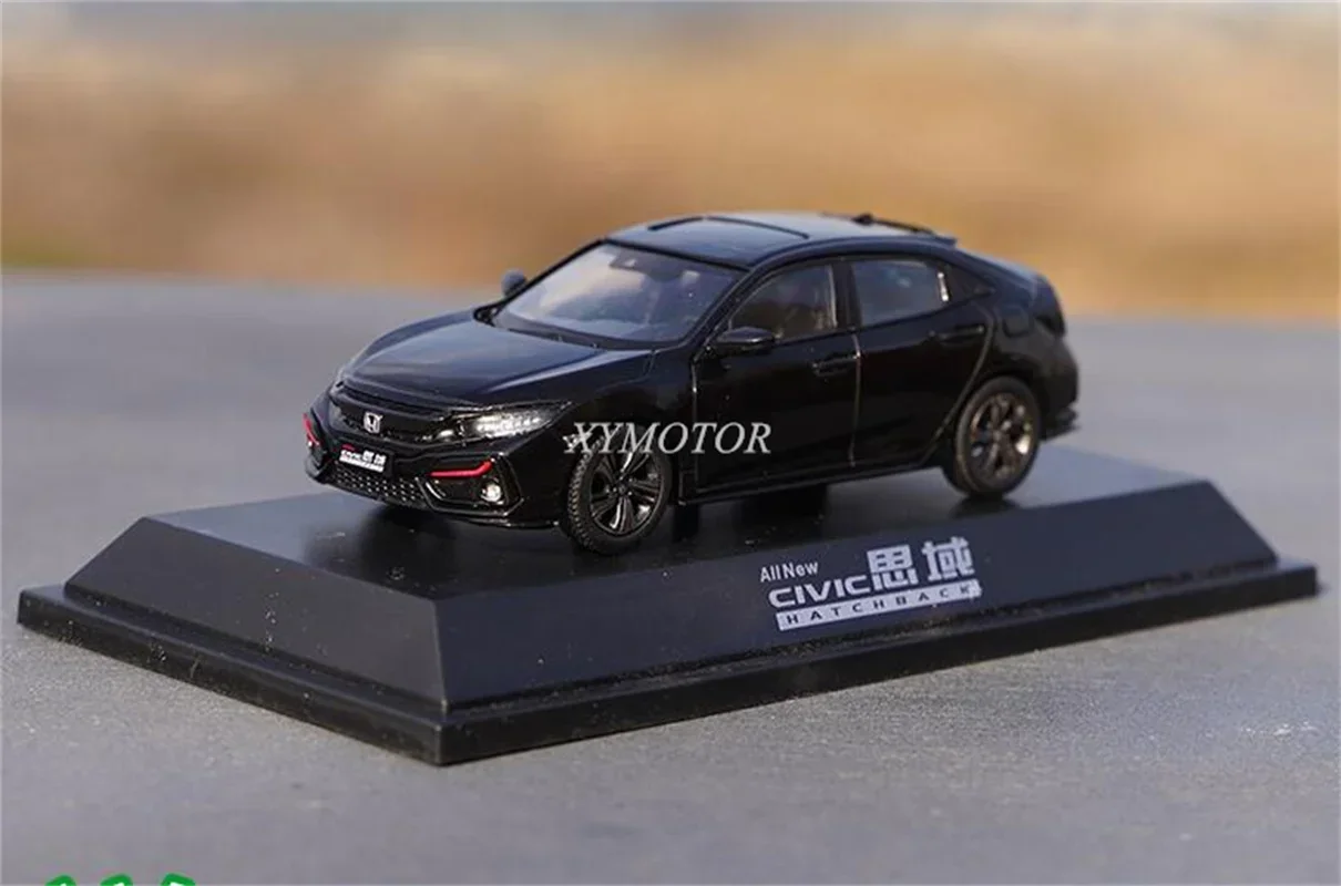 1:43 For Honda CIVIC hatchback 2020 Diecast Metal Model Car Toys Gift Black/Red Display Collection Ornaments