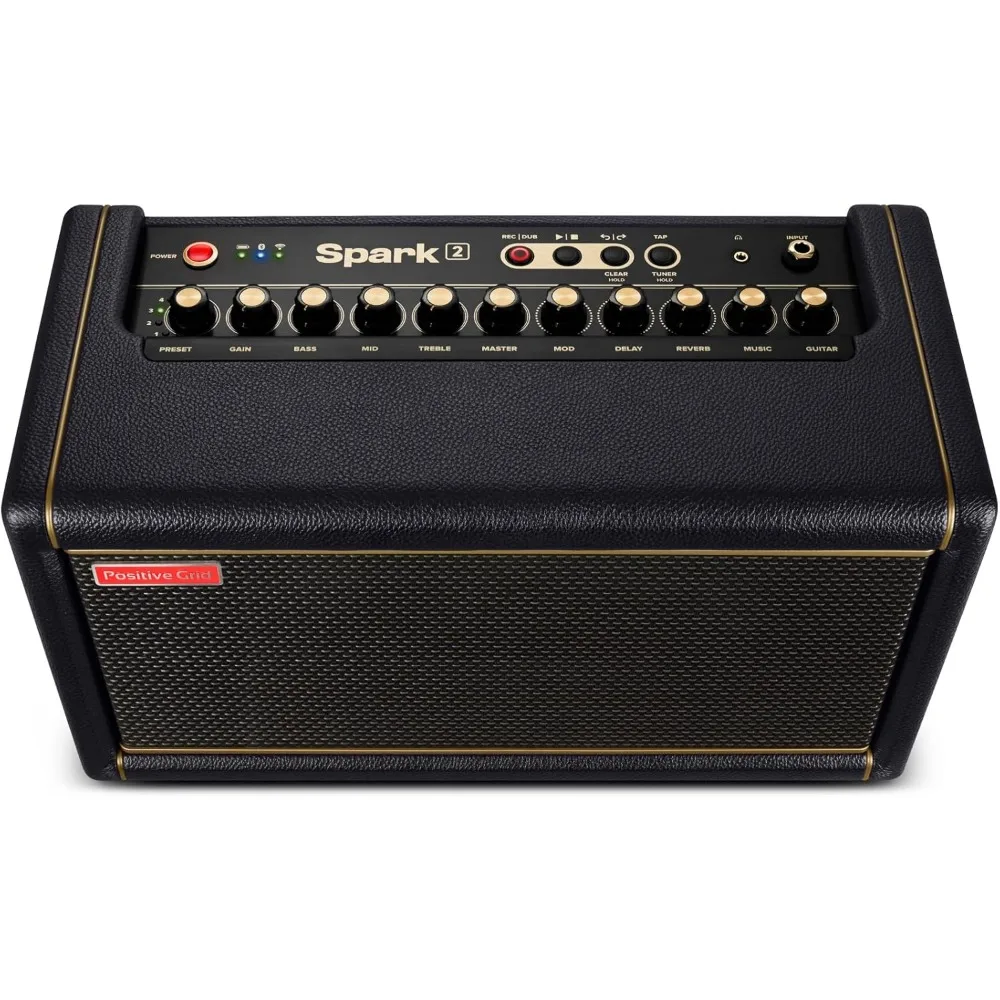 Spark 2 50W Smart Guitar Practice Amp & Bluetooth Speaker with Built-in Looper, AI Features & Smart App for Electric, Acoustic