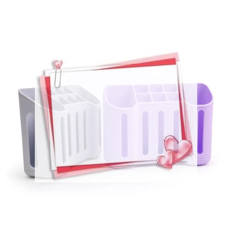 

New Toothbrush And Toothpaste Storage Rack, No Drilling Required, Super Strong Suction, Bathroom Toiletries Storage Box.
