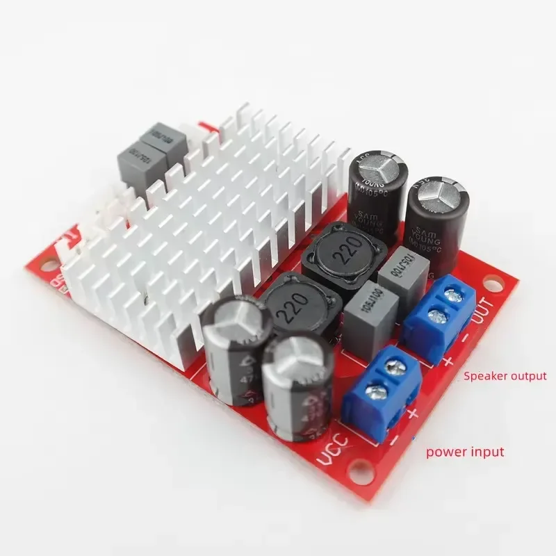 1PCS CS8683 Digital Power Amplifier Board, High-power Mono 130W Single Power Supply Can Be Balanced Input