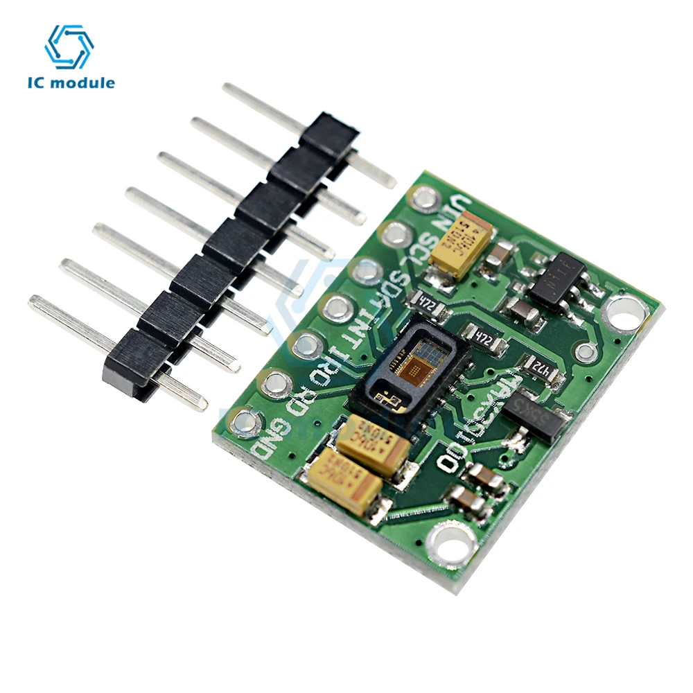 MAX30102 heart rate blood oxygen sensor module heart rate module green with pin header