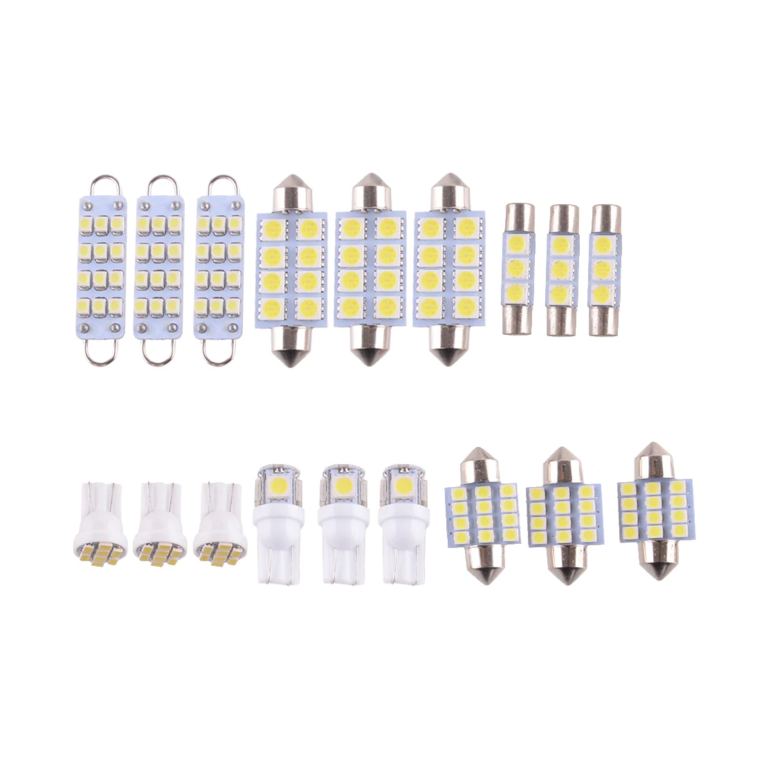 

1 Set White LED Car Interior Lights 12V Silver Fit for Jeep Grand Cherokee WJ 2004 2003 2002 2001 2000 1999 6000K