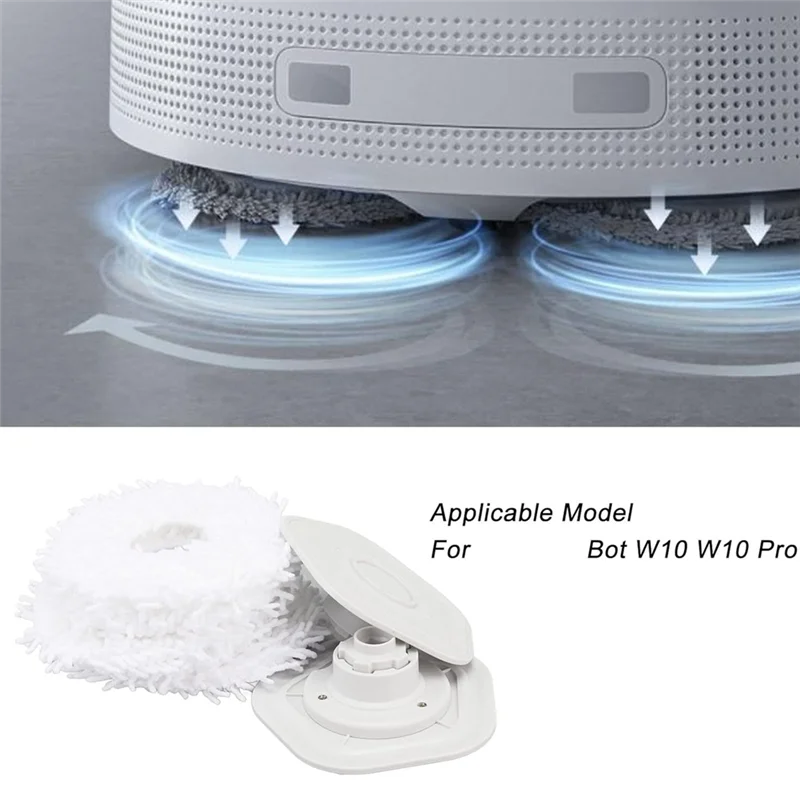 

AONEQ-Suitable For Dreame Sweeping Robot W10pro Accessories Vacuum Cleaner Mop Cloth Replacement Parts Mop Pad