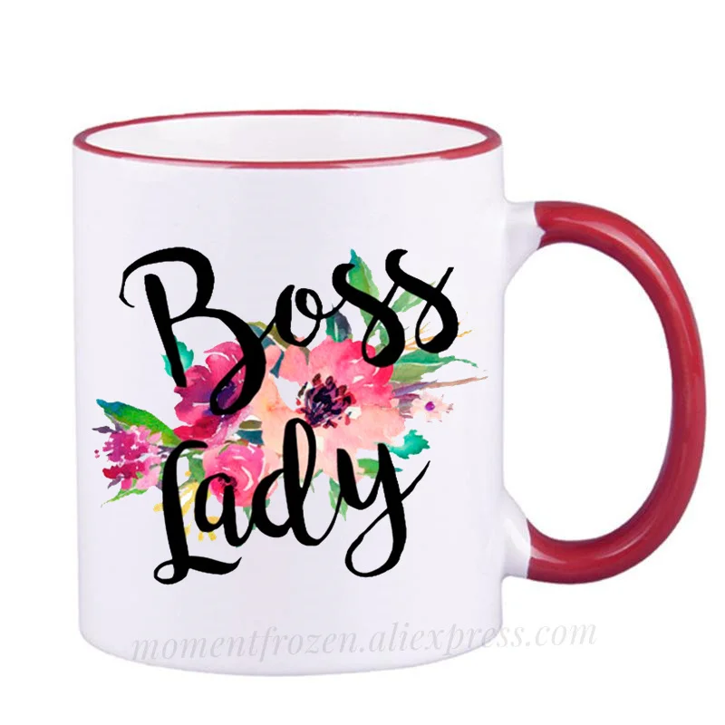 Coworker Cups Office Lady Coffee Mugen Accountant Secretary Drinkware Teaware Tableware Coffeeware Creative Friend Gifts Tea Art