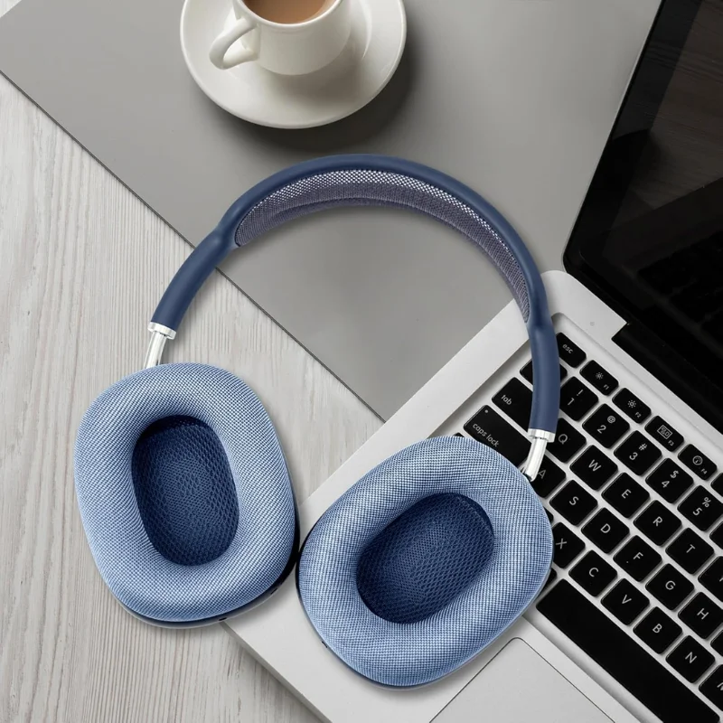 Magnetische Ersatz-Ohrpolster aus Netzgewebe für AirPods Max Kopfhörer, weiche Ohrpolster, Ohrmuschelkissen – Detail 5