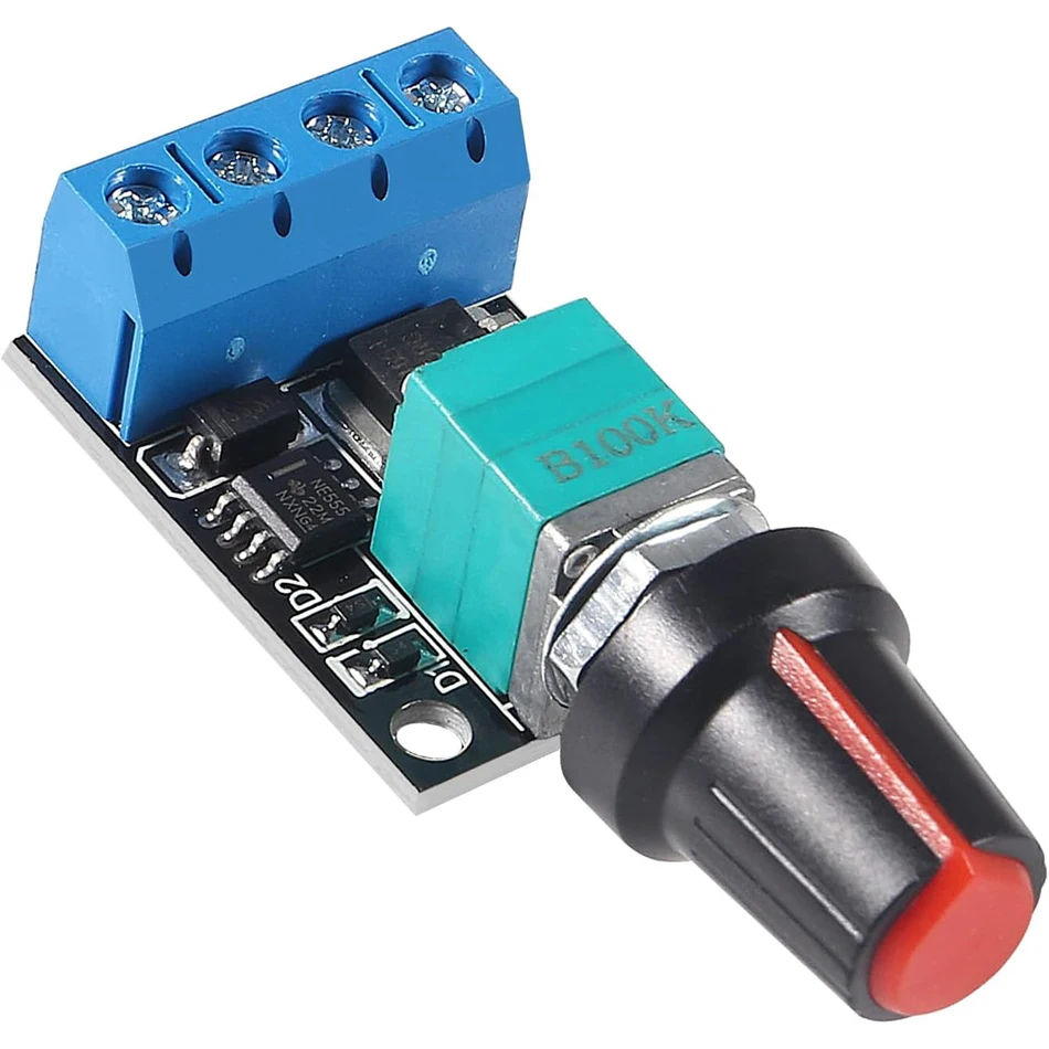 5V 12V 10A Voltage Regulator PWM DC Motor Speed Controller Governor Stepless Speed Regulator LED Dimmer Power Controller