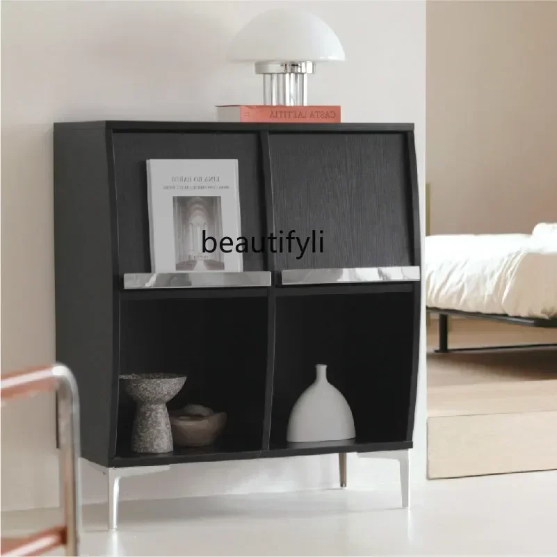 

Modern simple storage, dining side storage, entrance cabinet, sliding door module combination, tea cabinet against the wall