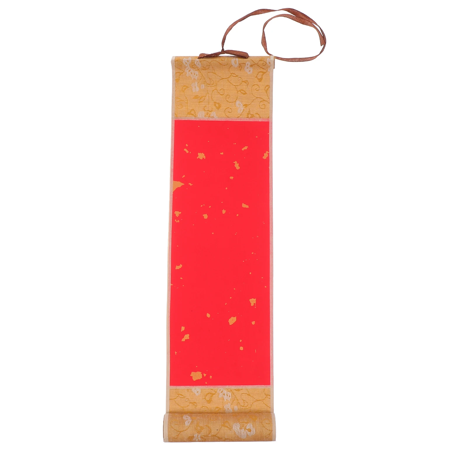 

Blank Small Scroll Calligraphy Paper Drawing Rice Traditional Chinese Couplet Hanging