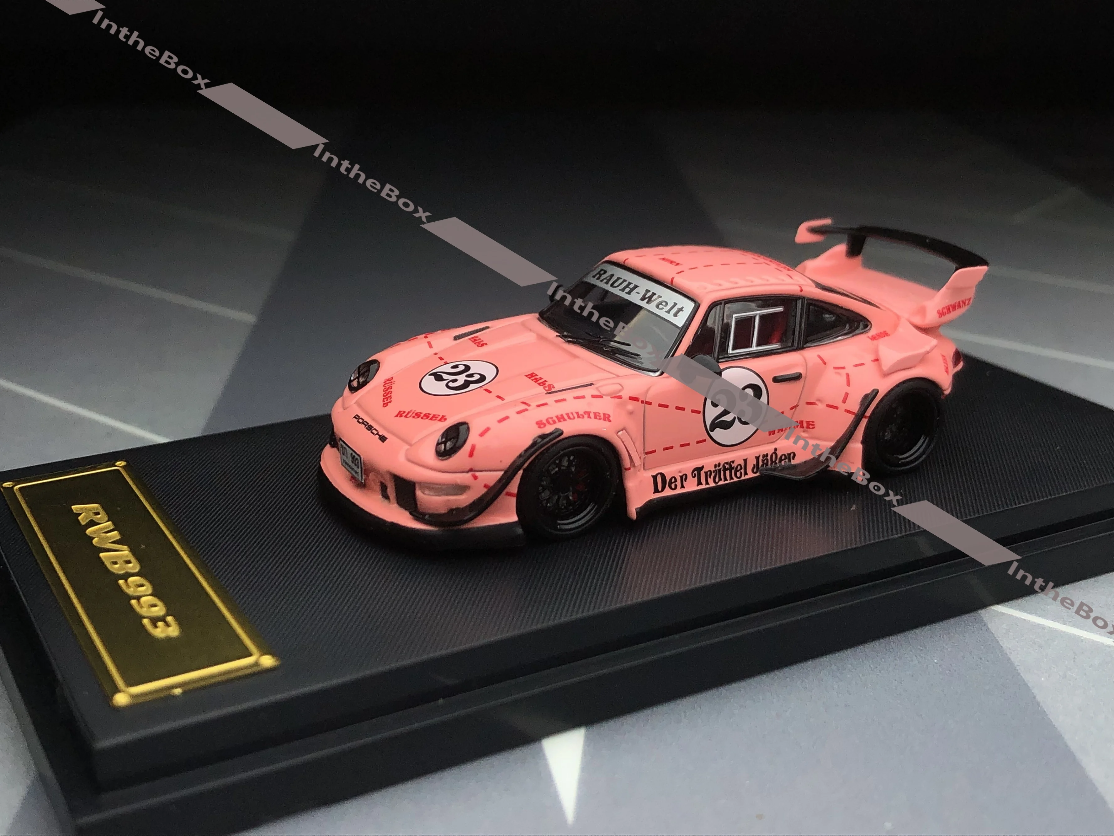 

Star Model 1:64 RWB 993 Pink Pig Diecast Model Car Collection Limited Edition Hobby Toys