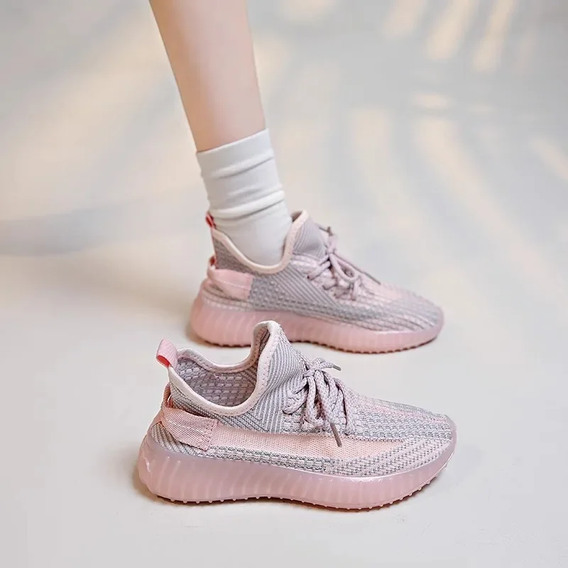 

Casual Breathable Women's New Korean Version Soft Sole Versatile Student Lightweight Running Sneakers Women's Shoes