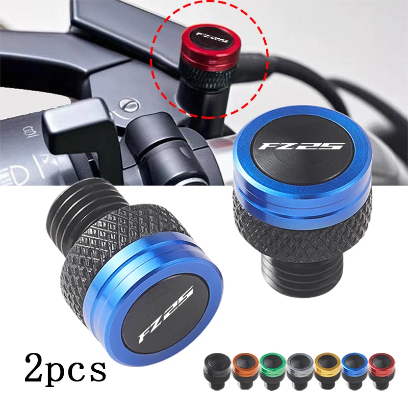 For YAMAHA FZ 25 FZ-25 FZ25 2017-2025 Accessories Motorcycle M10*1.25 Aluminum Screws Bolts Mirror Hole Plugs Cap