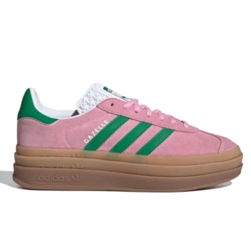 Adidas Gazelle BOLD True Pink Green Fashion Jogging Trainers Sneakers Outdoor Sports Shoe Women Men Skateboarding Shoes