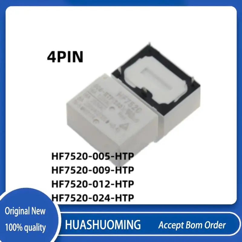 NEW 10PCS/LoT   HF7520 005-HTP  HF7520 012-HTP HF7520 024-HTP  HF7520-012-HTP HF7520-009-HTP HF7520 012 HTP 4PIN 16A 9V 12V