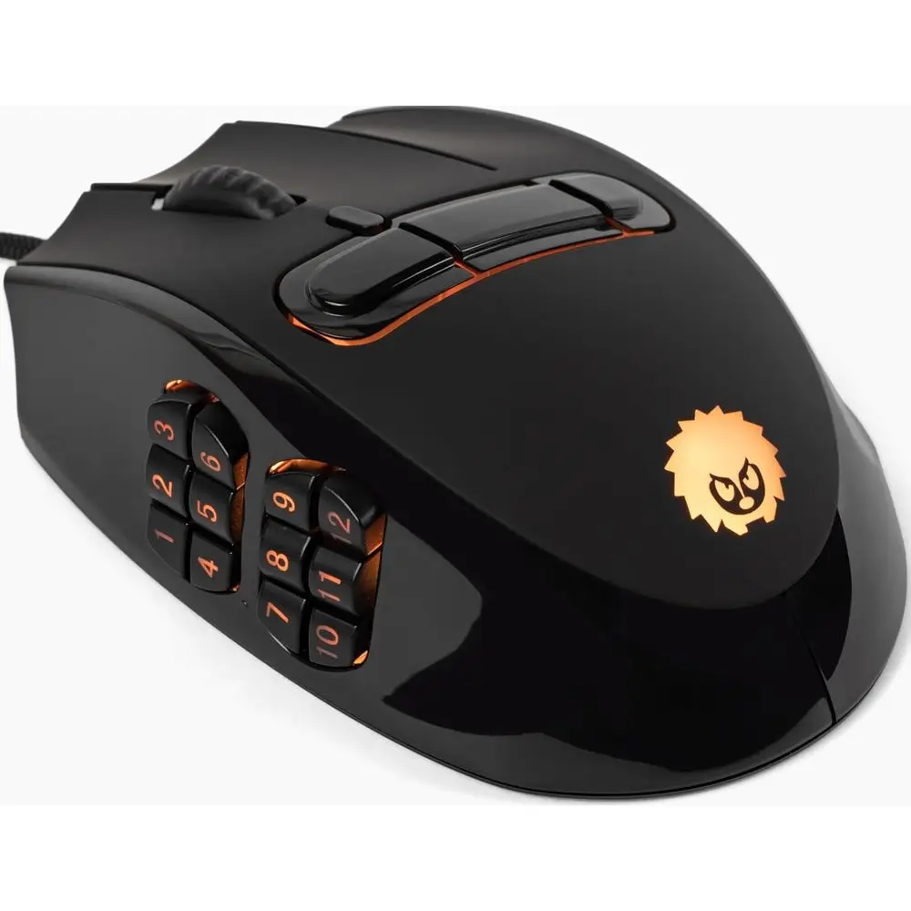 

16000 DPI Gaming Mouse - 23 Customizable Buttons - Spring-Loaded Stick Switch - Compatible with PC and Ubuntu Linux